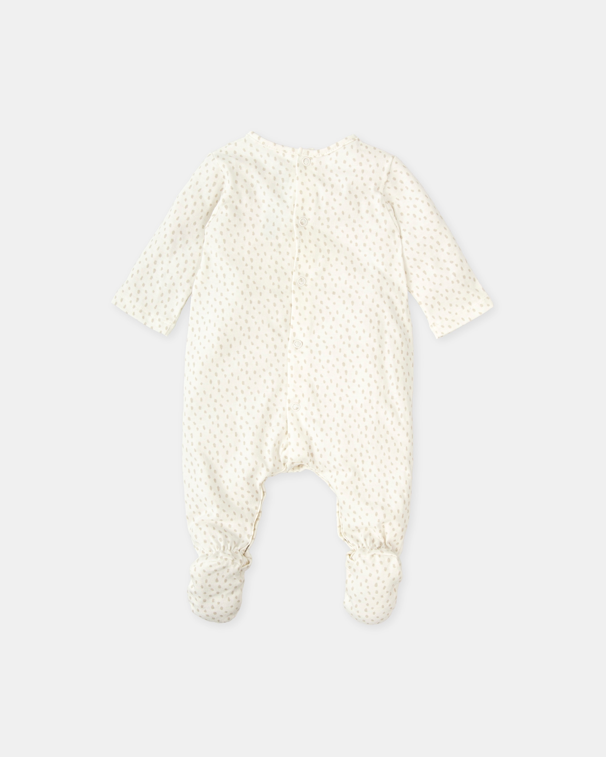 Babygrow Comprido de Bebé Tutto Piccolo Branco-2