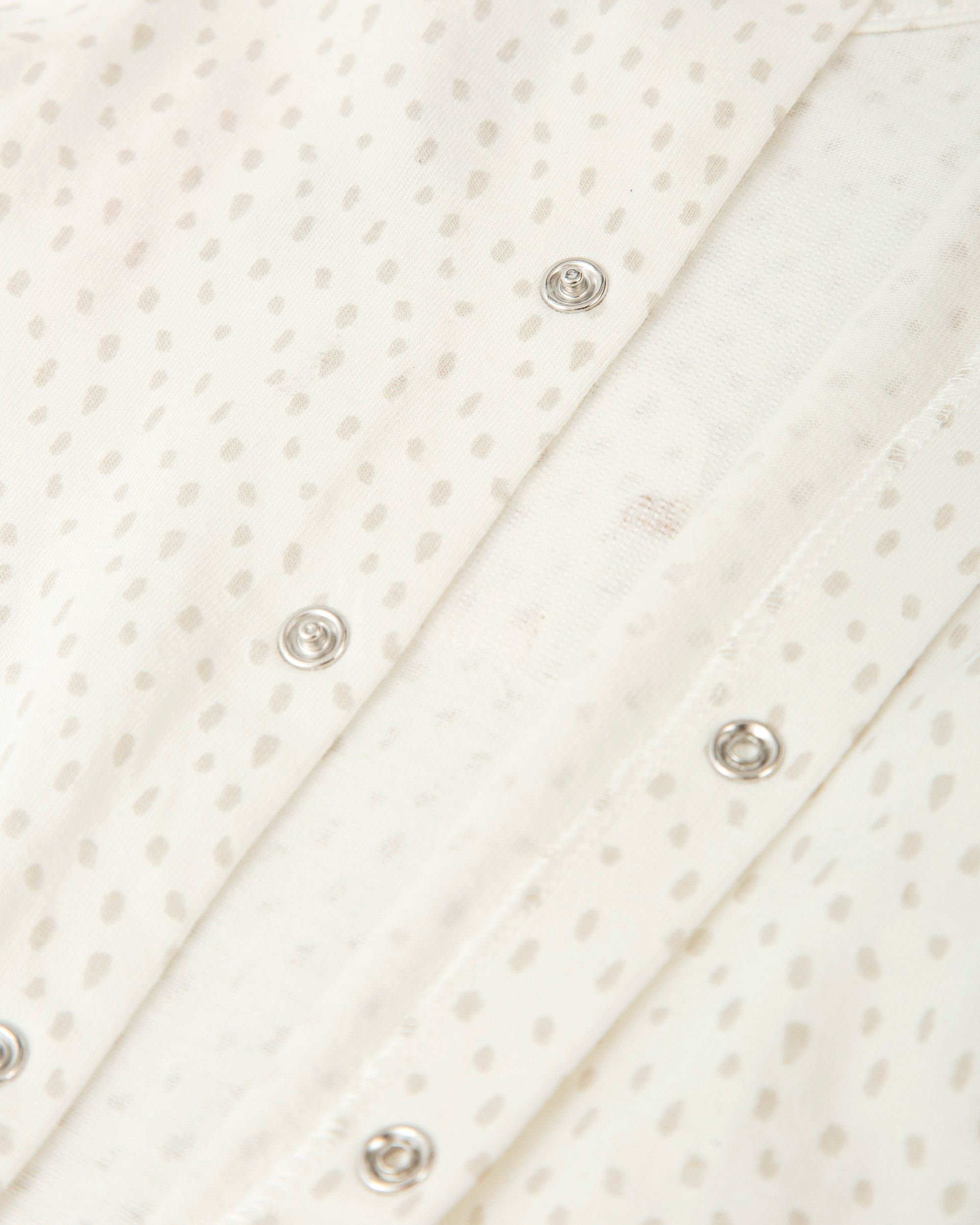 Babygrow Comprido de Bebé Tutto Piccolo Branco-3