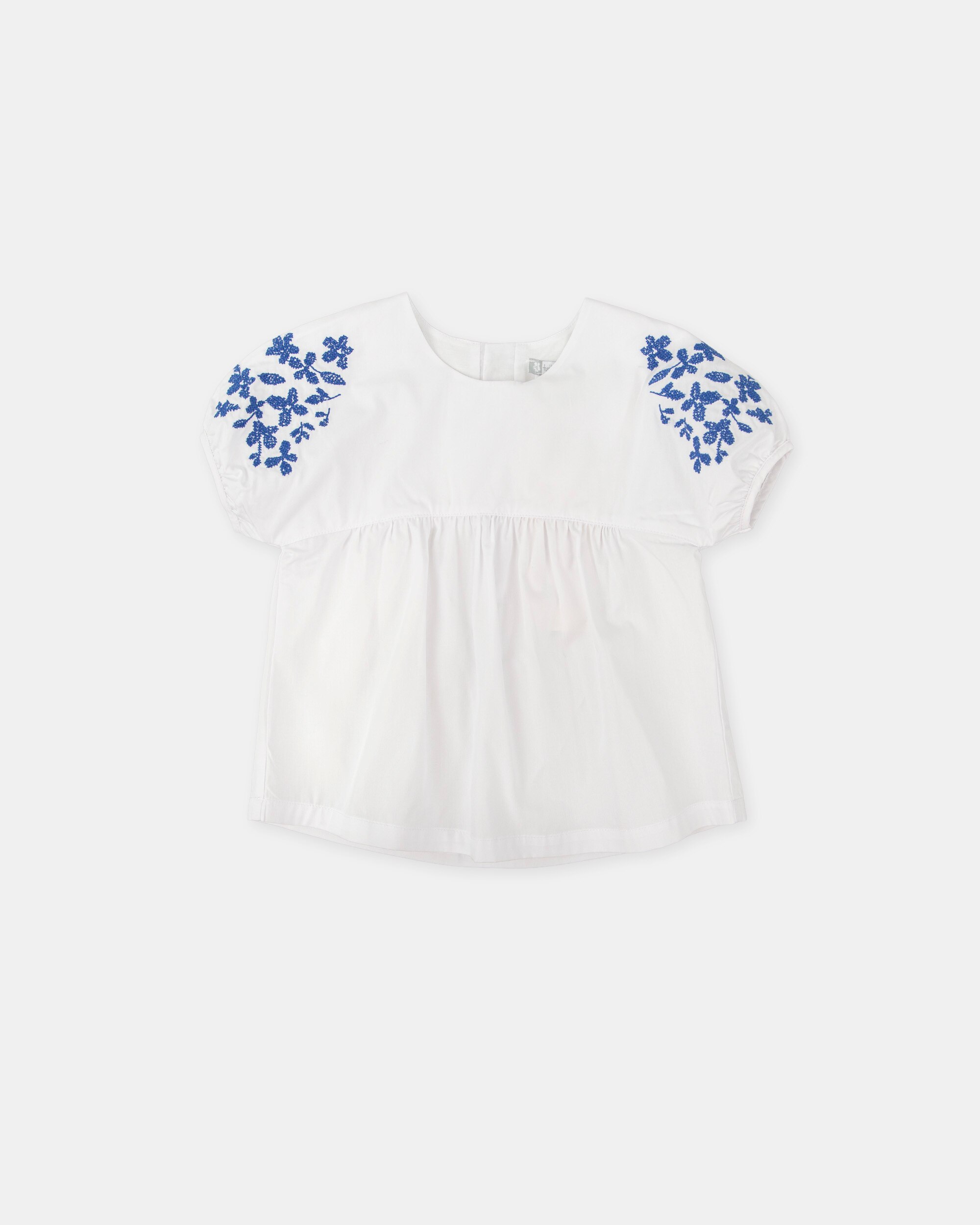 Blusa de Manga Curta Infantil Tutto Piccolo Branco-2