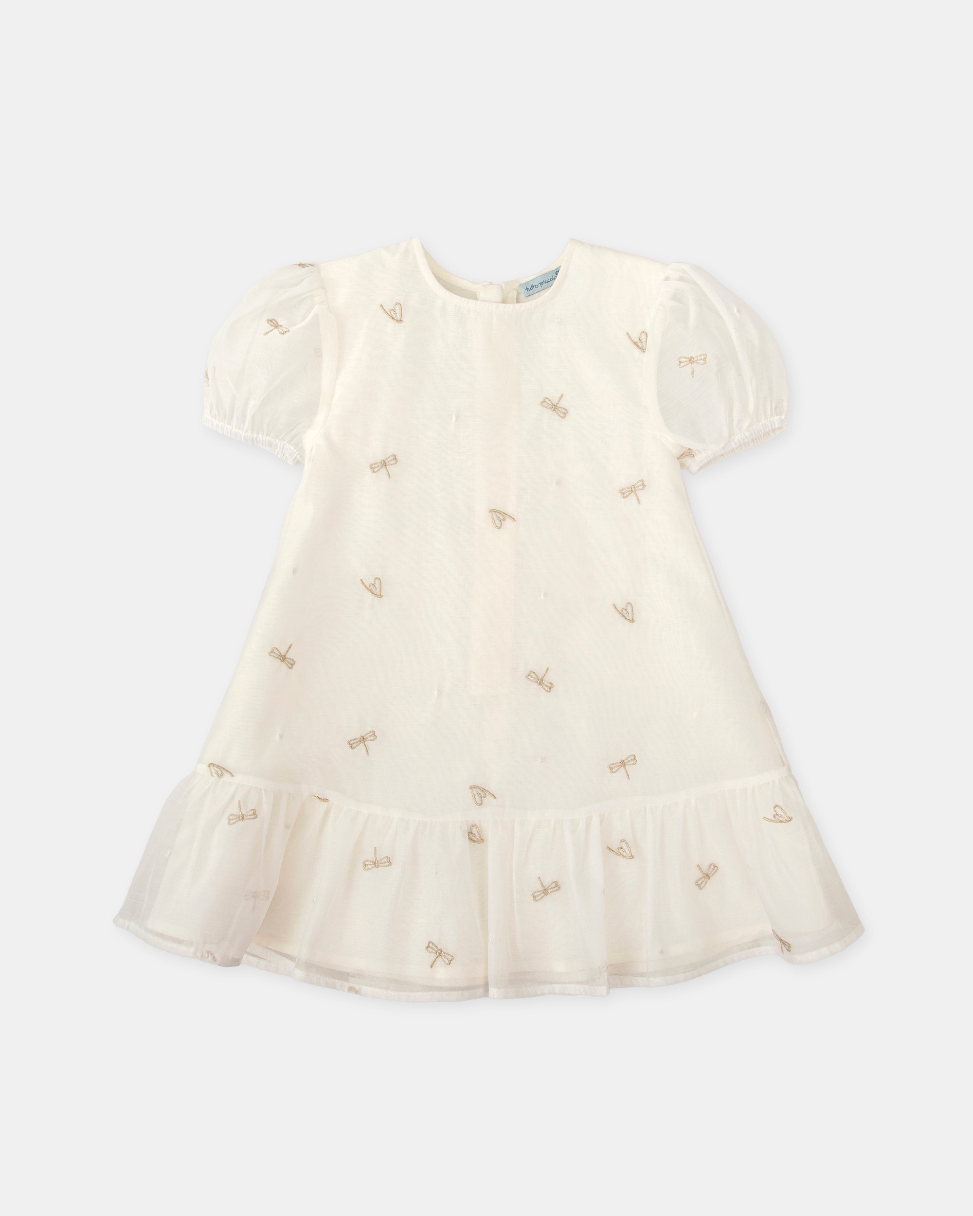 Imagem 0 de Vestido de Manga Curta Infantil