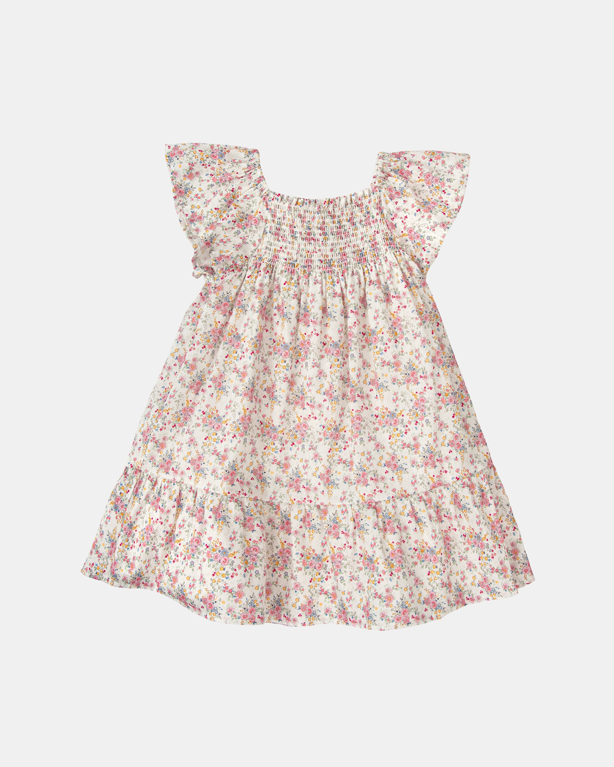 Vestido de Manga Curta Infantil Tutto Piccolo Rosa-2