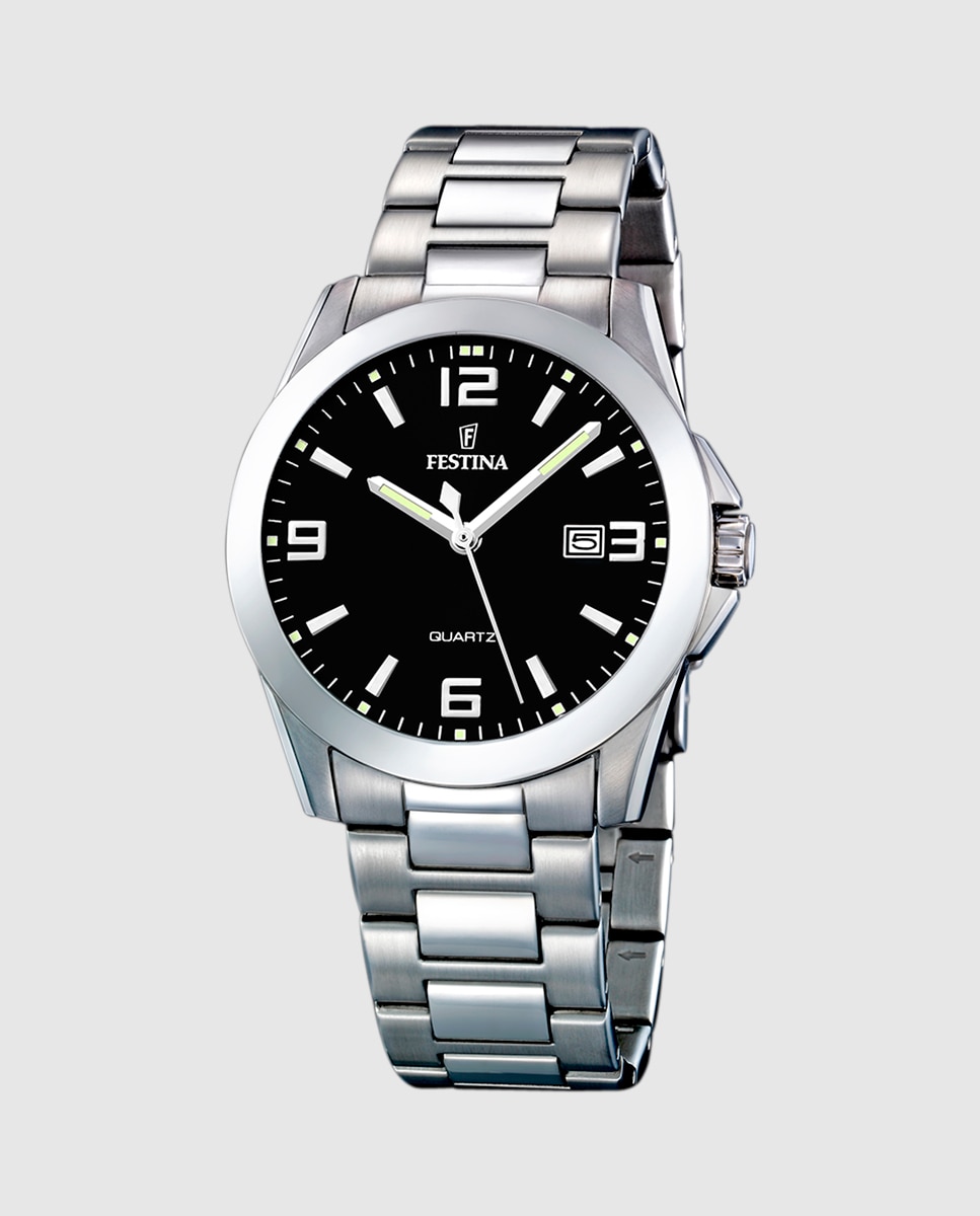 Imagem 0 de Relógio F16376/4 Aço Clássico de Aço Prateado