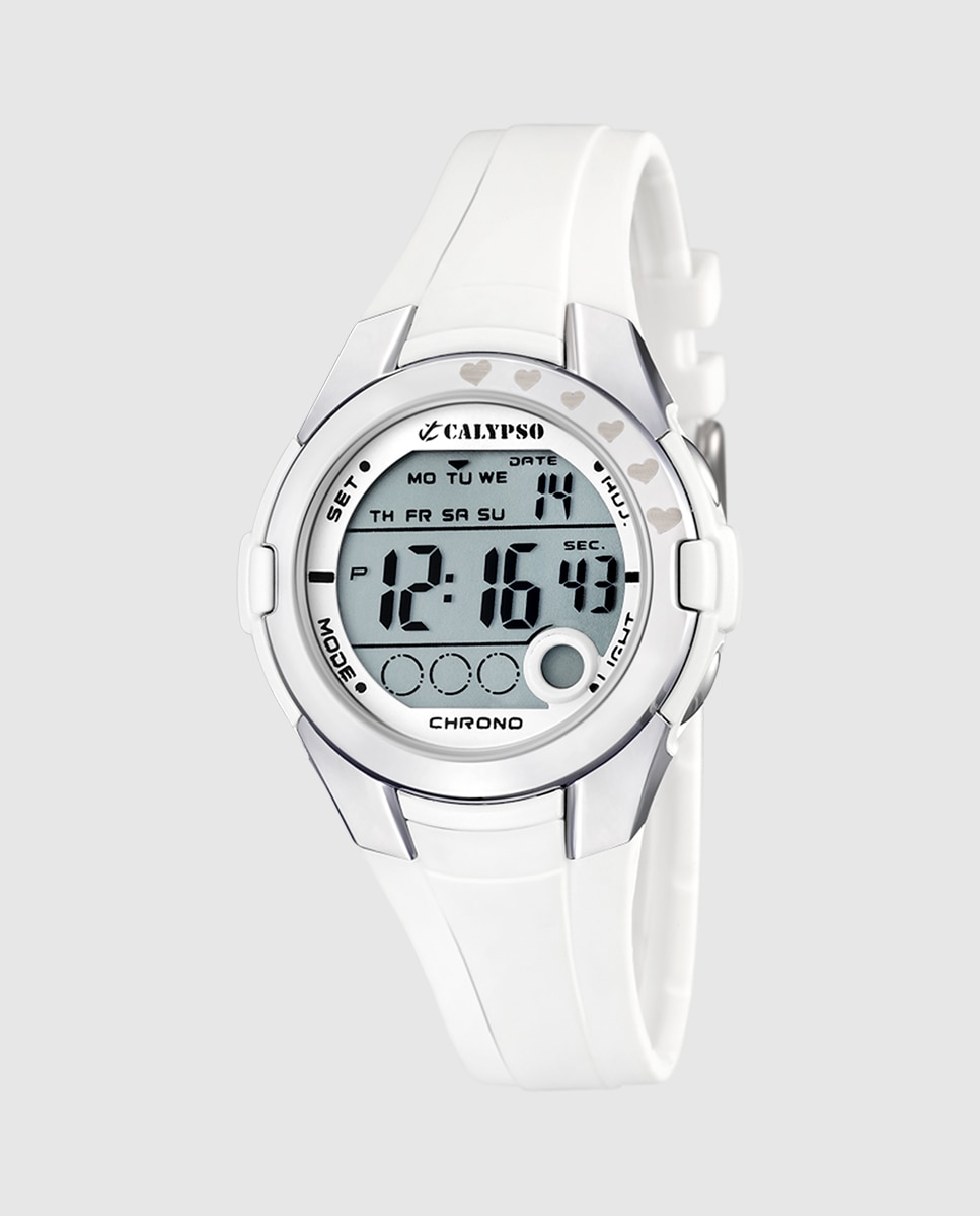 Imagem 0 de Relógio Infantil K5571/1 Digital Crush de Borracha em Branco