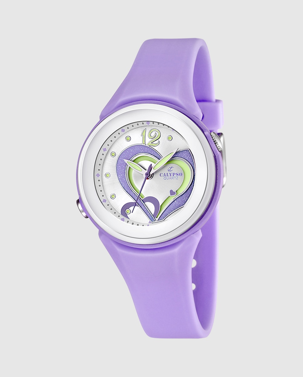 Imagem 0 de Relógio K5576/4 Trendy de Borracha em Roxo