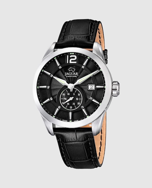 Imagem 0 de Relógio J663/4 Acamar de Pele em Preto