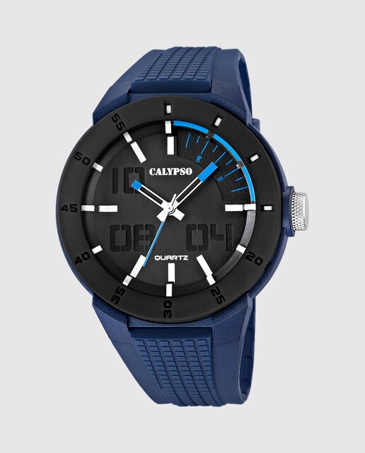 Imagem 0 de Relógio K5629/3 Street Style de Borracha Azul