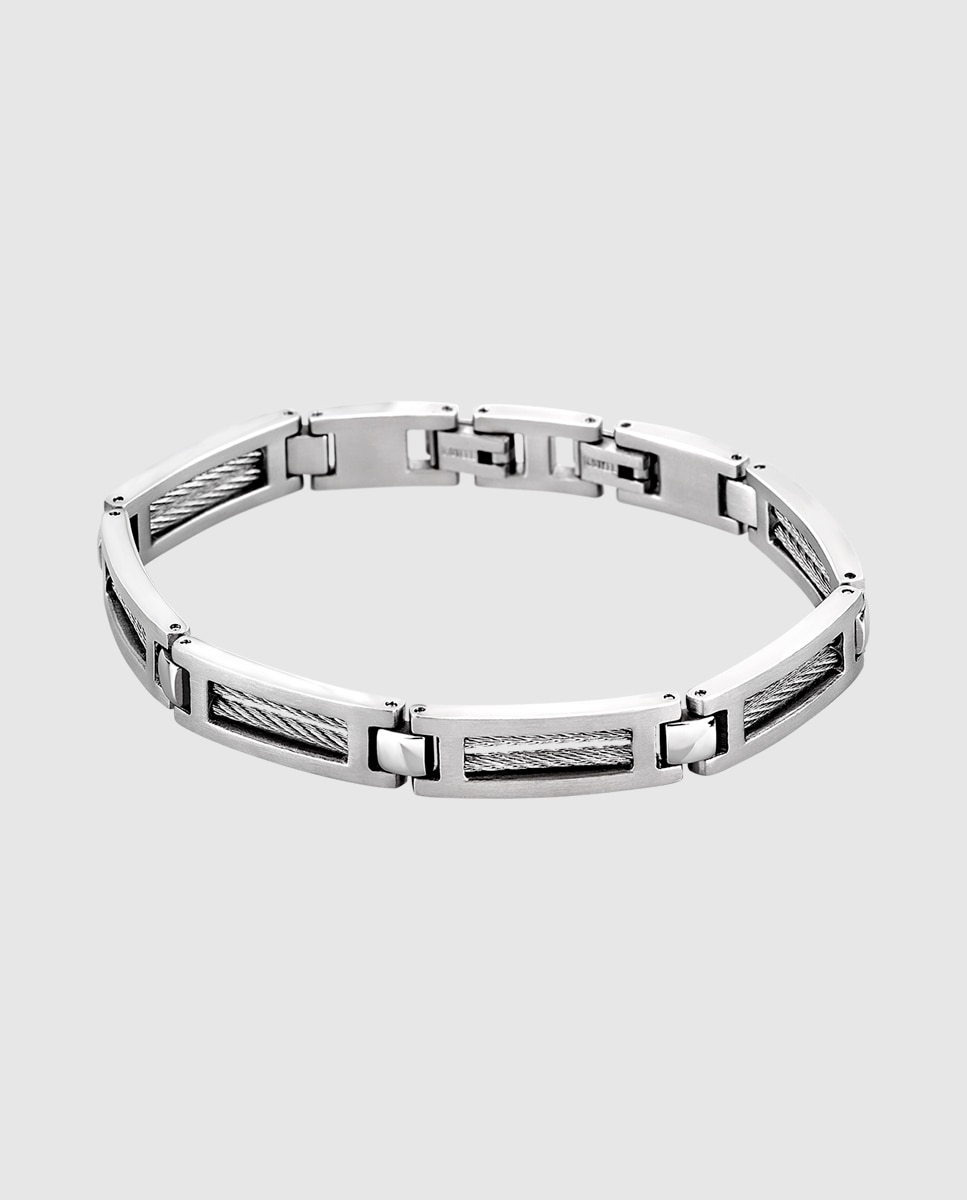 Imagem 0 de Pulseira Lotus Style Ls1507-2/1 Men In Black de Aço Inoxidável com Acabamento Brilhante