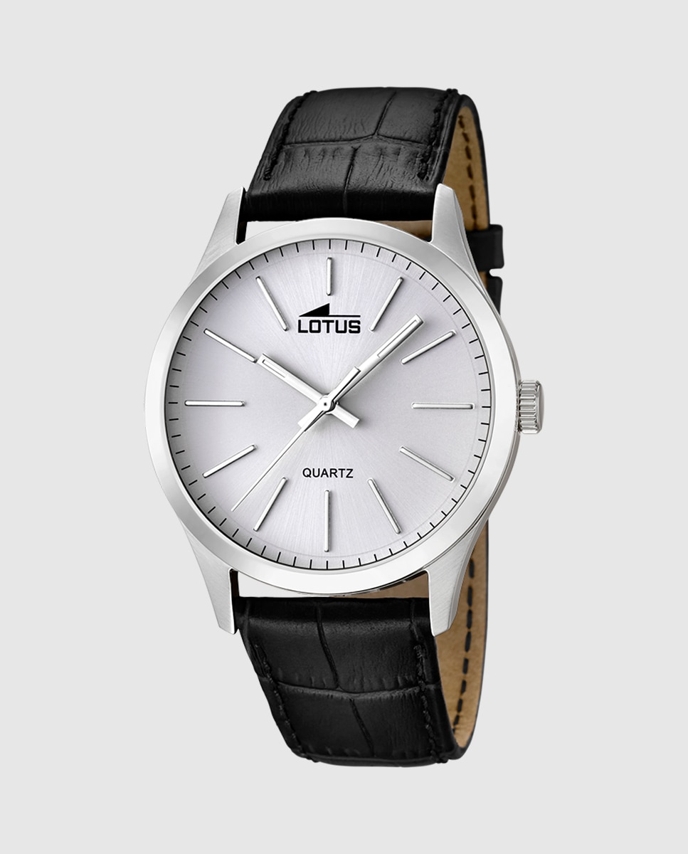 Imagem 0 de Relógio 15961/1 Minimalist de Pele em Preto