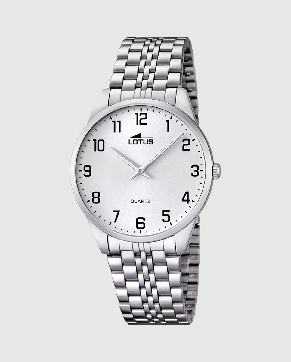 Imagem 0 de Relógio 15883/1 Aço Clássico de Aço Prateado