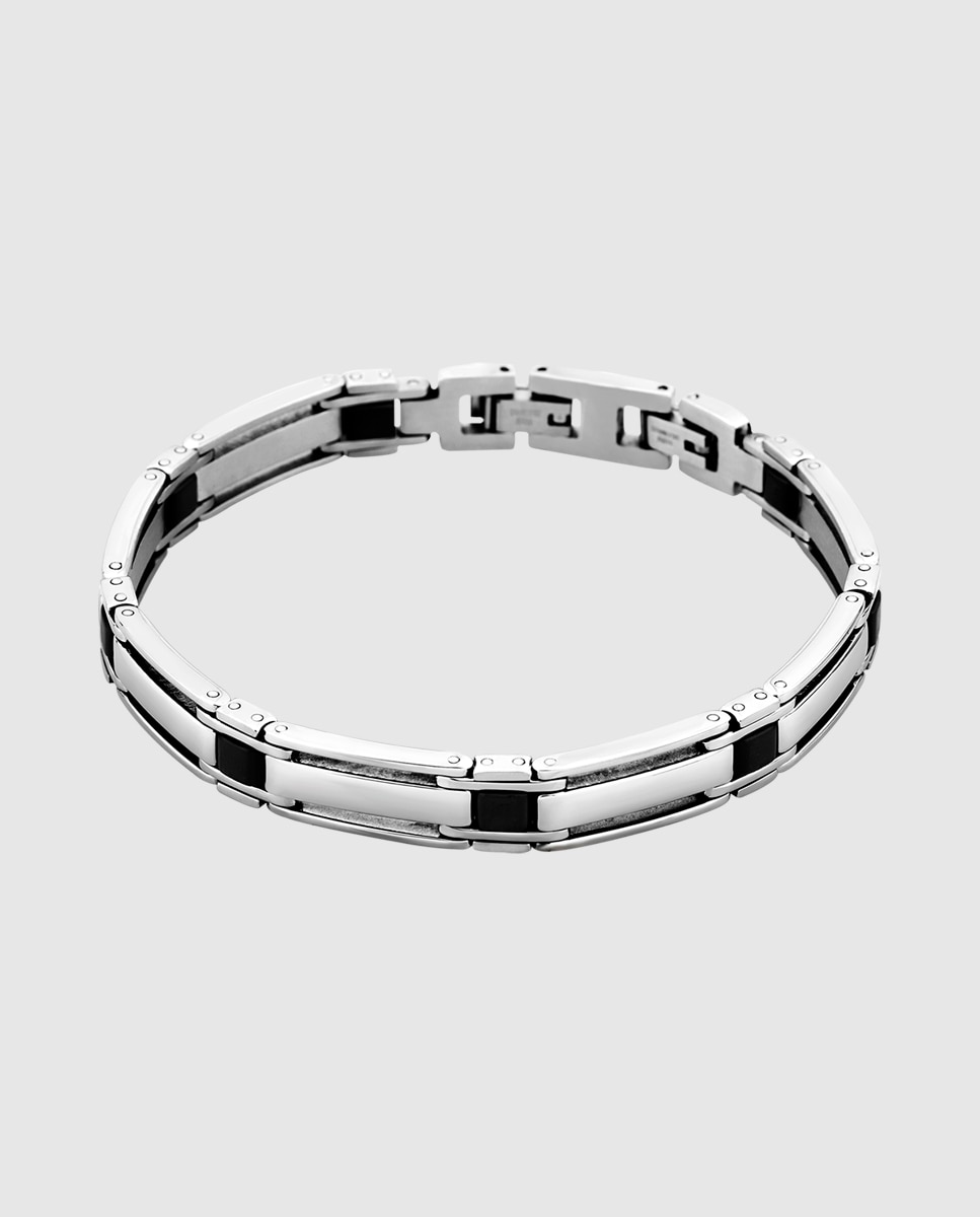 Imagem 0 de Pulseira Lotus Style Ls1575-2/1 Men In Black de Aço Inoxidável com Acabamento Brilhante