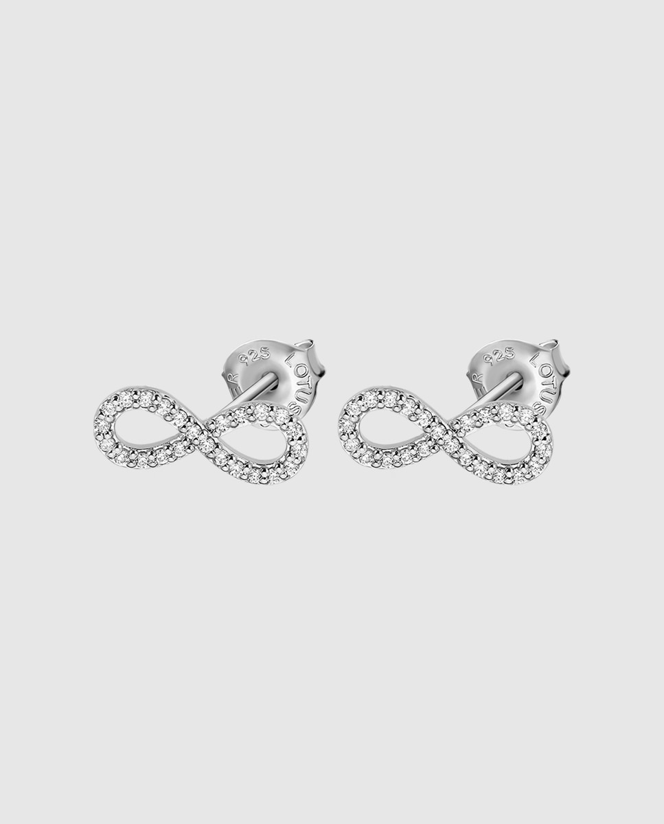 Brincos Lotus Silver Lp1253-4/1 Trendy de Prata com Acabamento Brilhante Prateado-1