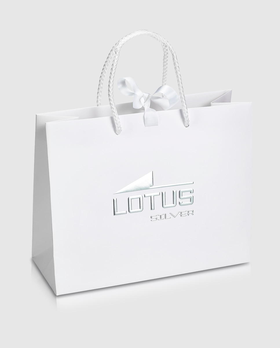 Colar Lotus Style Ls1780-1/1 Urban Woman de Aço Inoxidável com Acabamento Brilhante Prateado-4