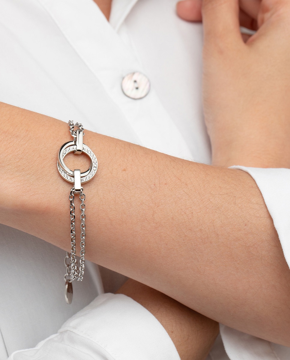 Pulseira de Corrente Lotus Style Ls1780-2 1 Urban Woman de Aço Inoxidável com Acabamento Brilhante Prateado-2