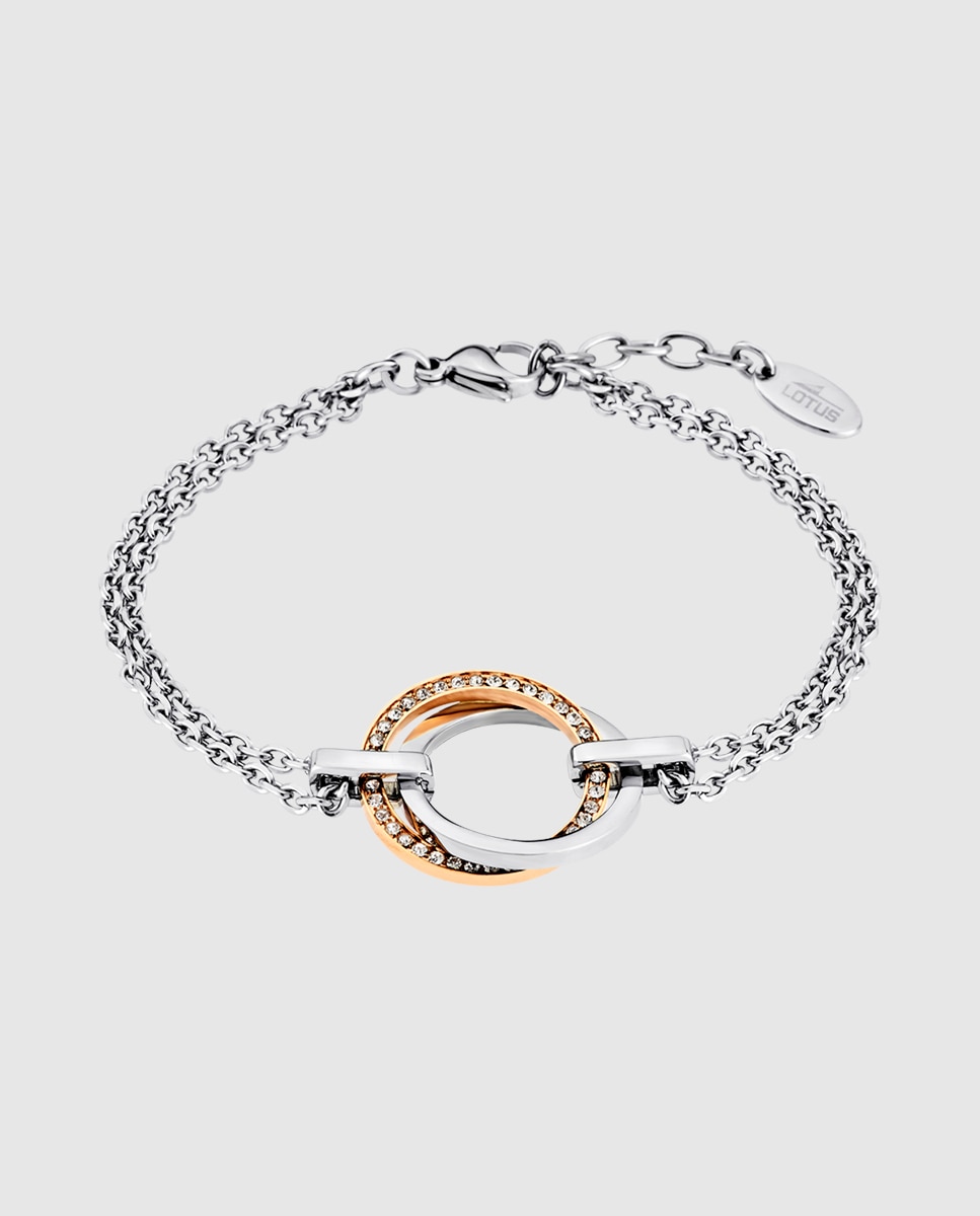 Pulseira de Corrente Lotus Style Ls1780-2 2 Urban Woman de Aço Inoxidável com Acabamento Brilhante Prateado-1