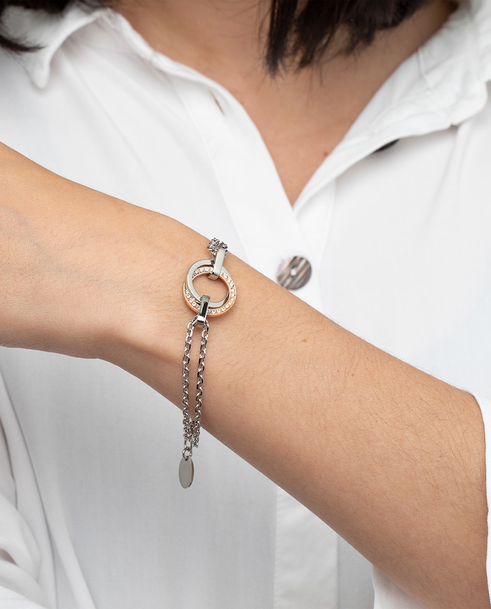 Pulseira de Corrente Lotus Style Ls1780-2 2 Urban Woman de Aço Inoxidável com Acabamento Brilhante Prateado-2