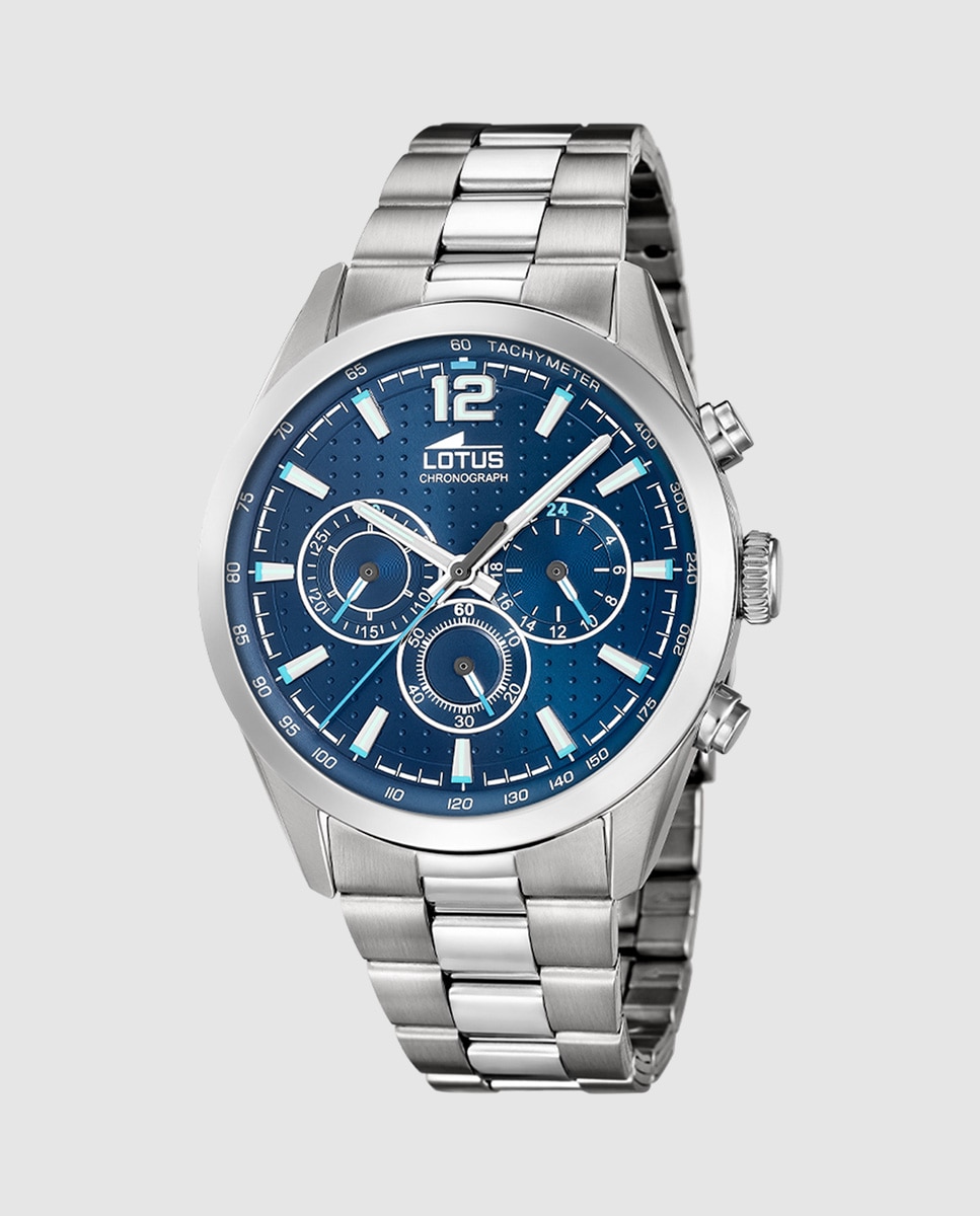 Relógio 18152/c Chrono de Aço Prateado Prata-1