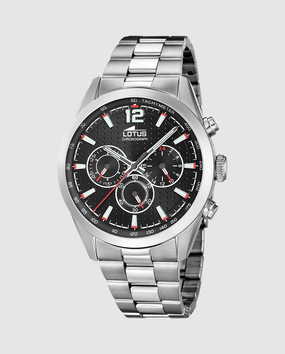 Relógio 18152/d Chrono de Aço Prateado Prata-1