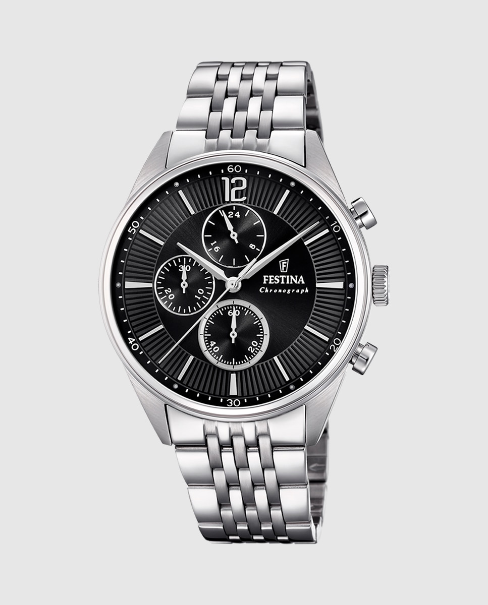 Relógio F20285/4 Timeless Chronograph de Aço Prateado Prata-1