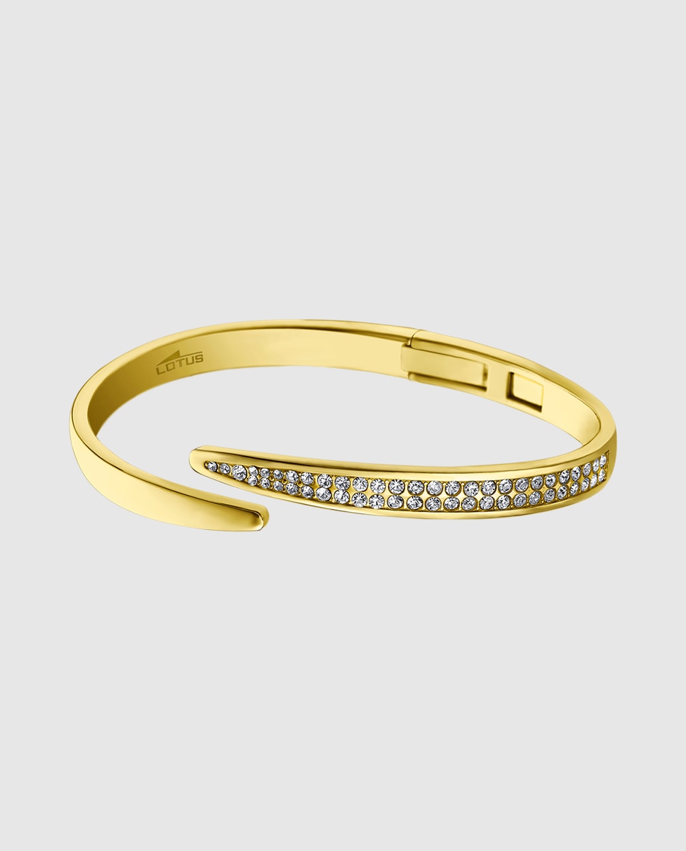 Pulseira Lotus Style Ls1845-2/2 Bliss de Aço Inoxidável com Acabamento Brilhante Dourado-1