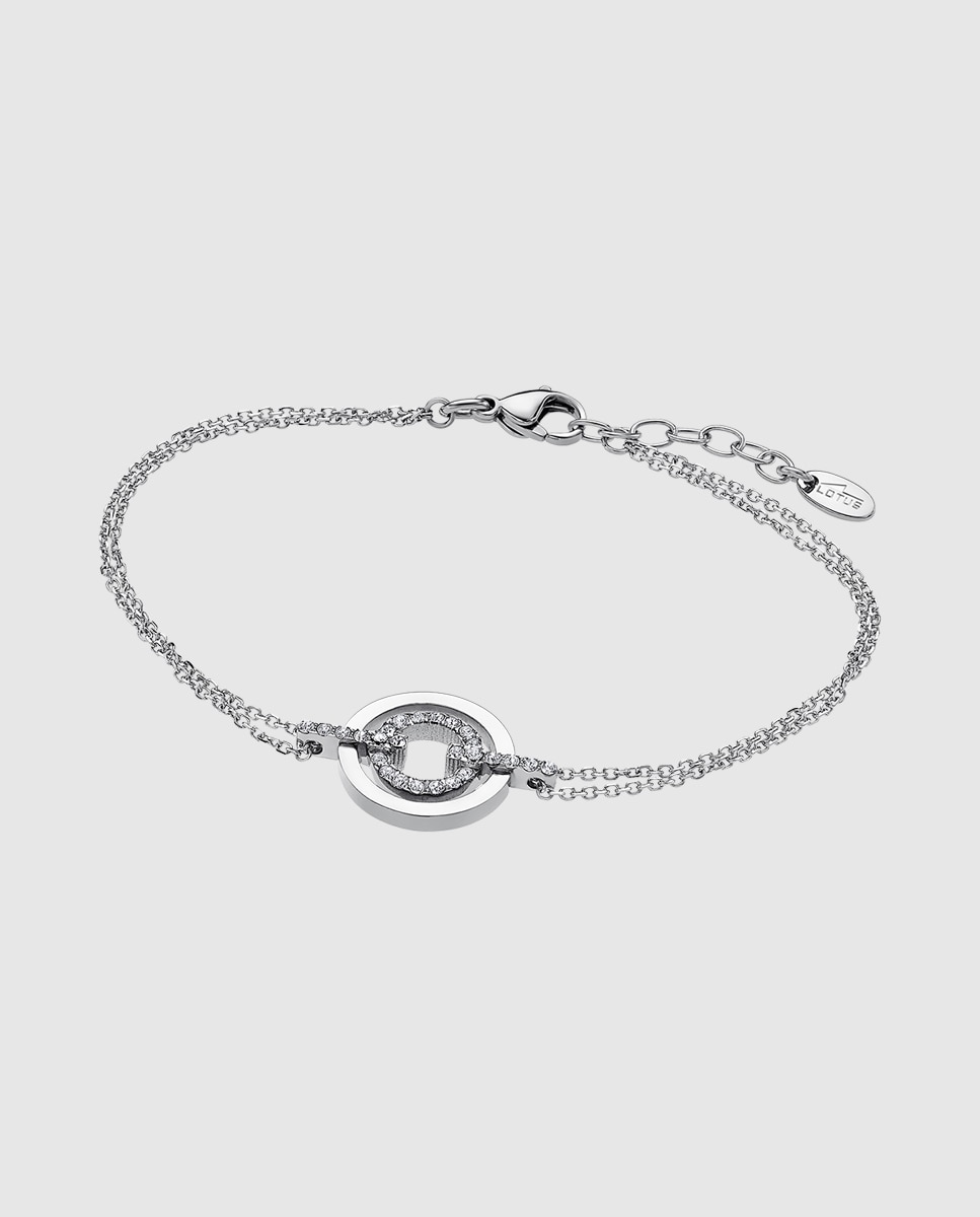 Pulseira de Corrente Lotus Style Ls1868-2 1 Bliss de Aço Inoxidável com Acabamento Brilhante Prateado-1