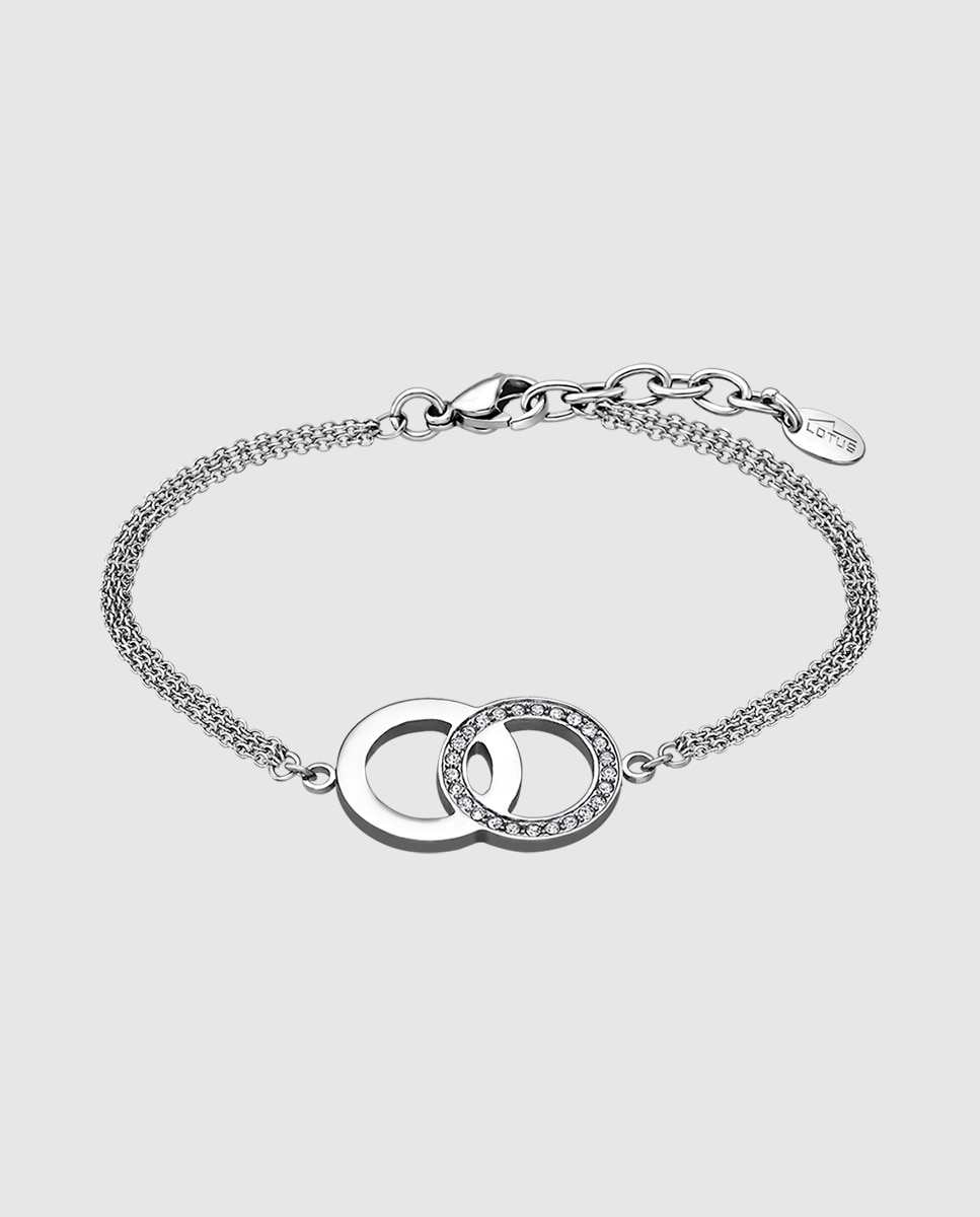 Pulseira de Corrente Lotus Style Ls1913-2 1 Bliss de Aço Inoxidável com Acabamento Brilhante Prateado-1