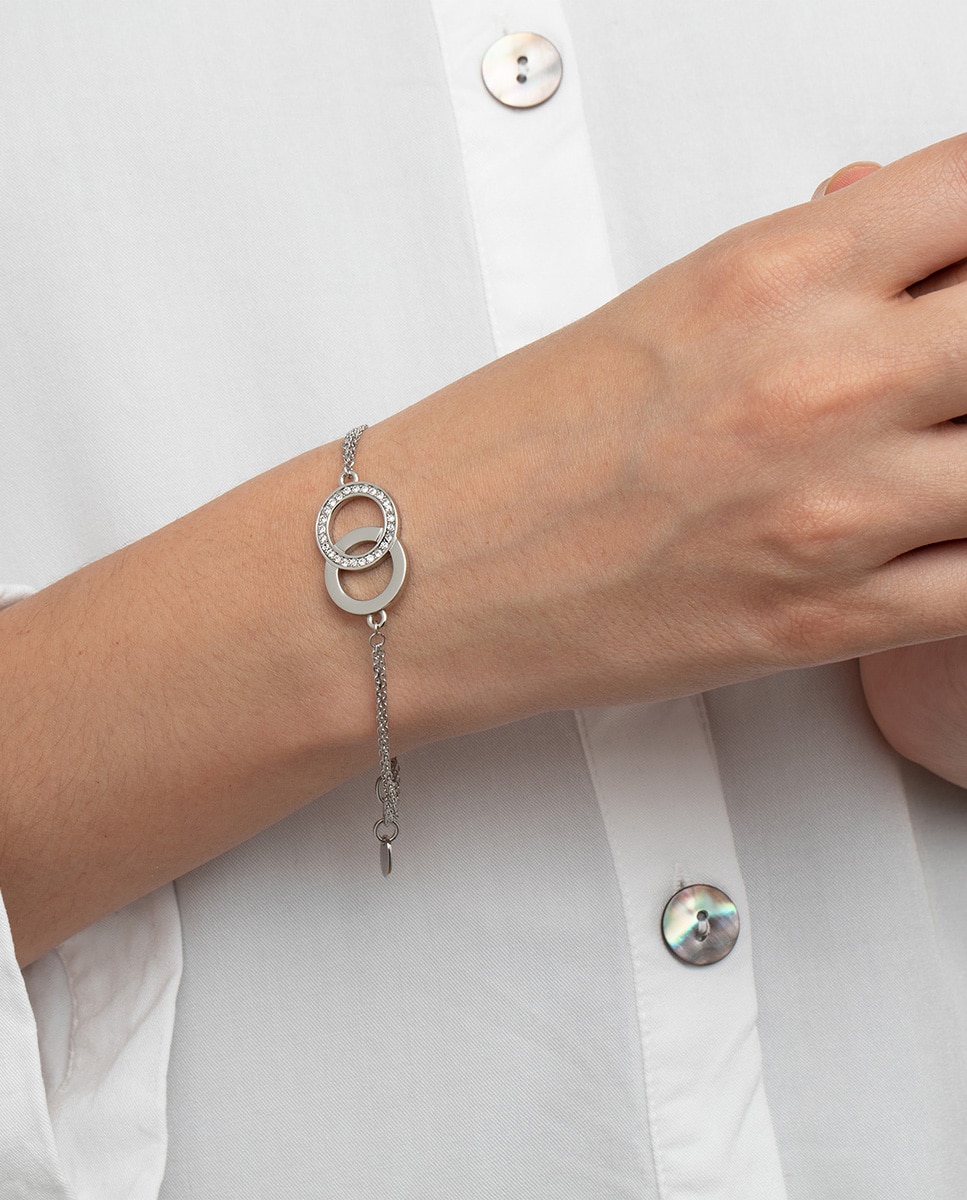 Pulseira de Corrente Lotus Style Ls1913-2 1 Bliss de Aço Inoxidável com Acabamento Brilhante Prateado-2