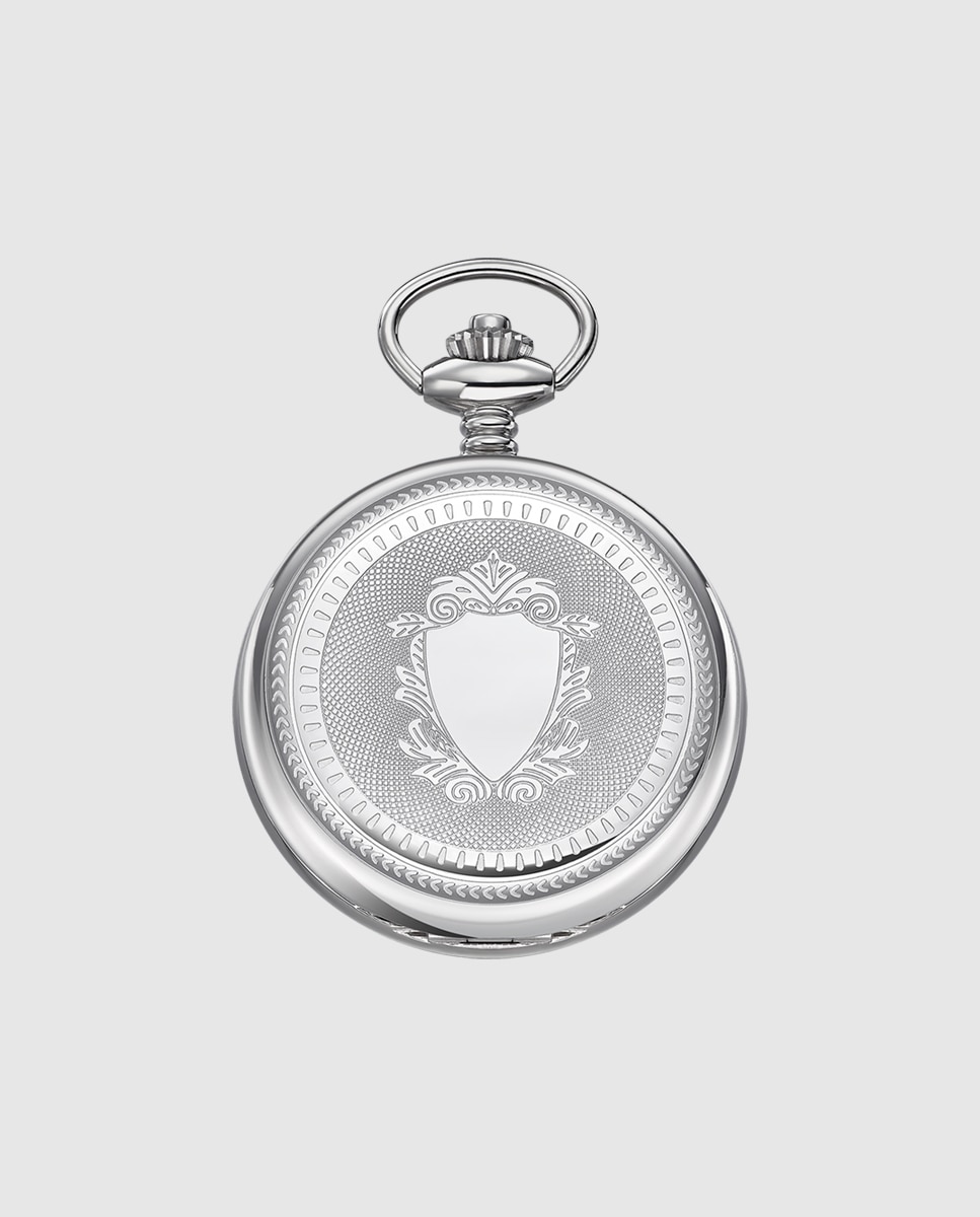 Relógio F2026/1 de Bolso Prata-2