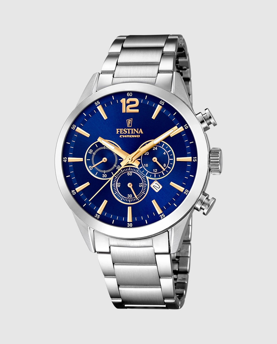 Relógio F20343/2 Timeless Chronograph de Aço Prateado Prata-1