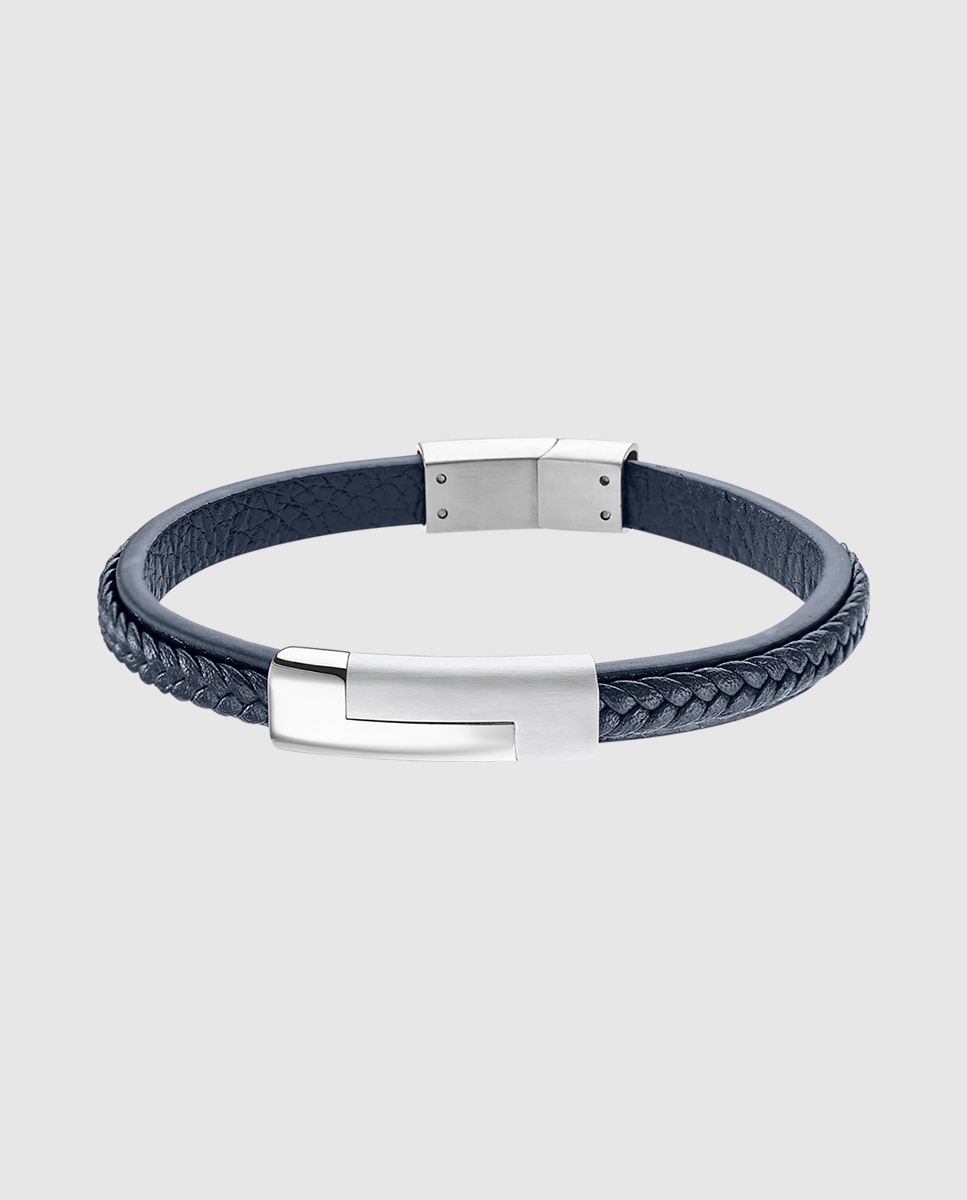 Pulseira Lotus Style Ls1965-2/2 Men Basic de Couro Azul / Cinzento-1