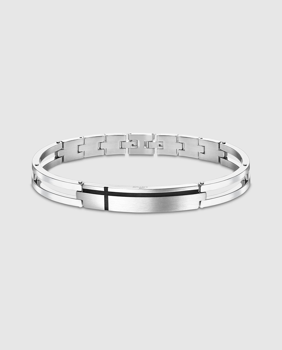 Pulseira Lotus Style Ls1969-2/1 Men In Black de Aço Inoxidável Prateado-1