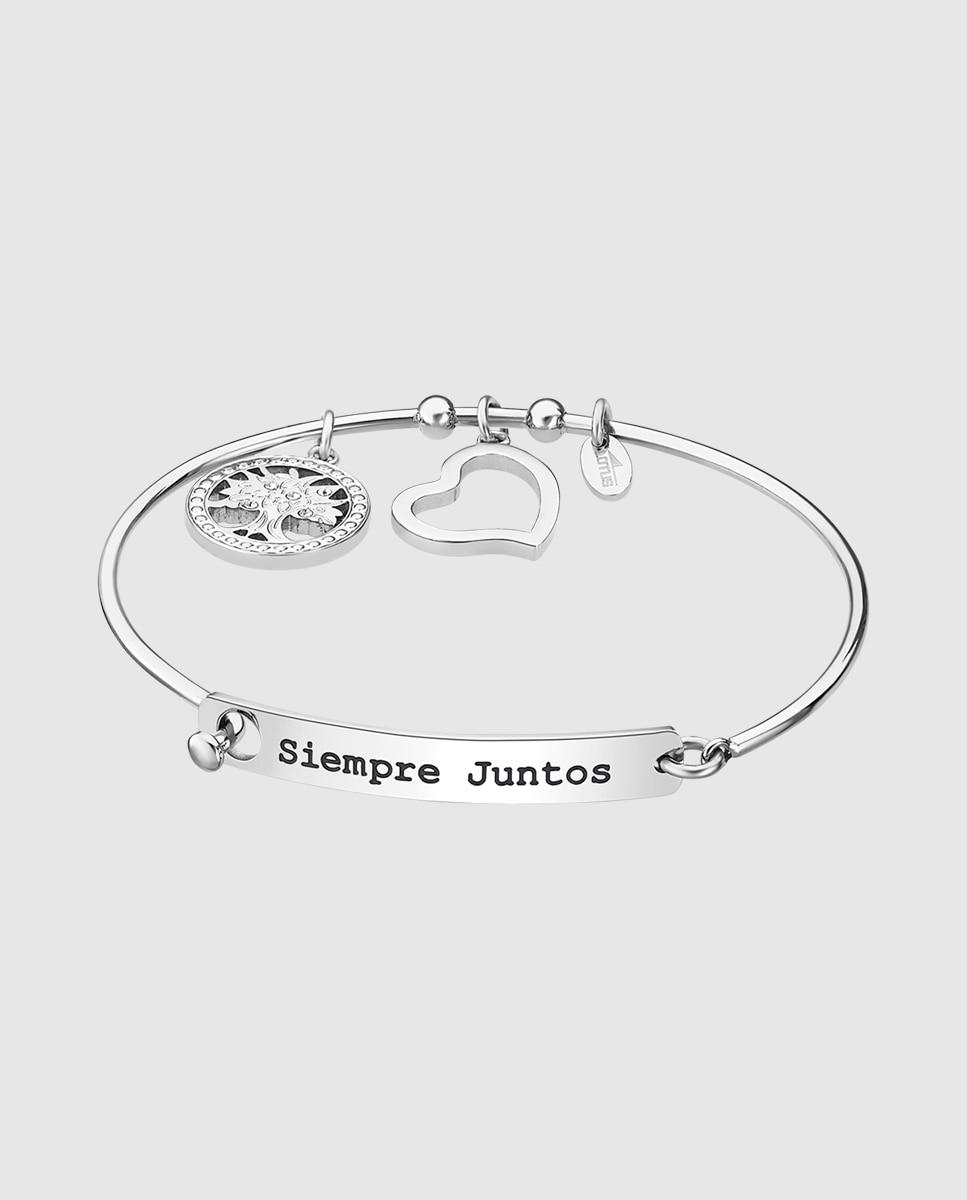 Pulseira Lotus Style Ls2017-2/2 Millennial de Aço Inoxidável com Acabamento Brilhante Prateado-1