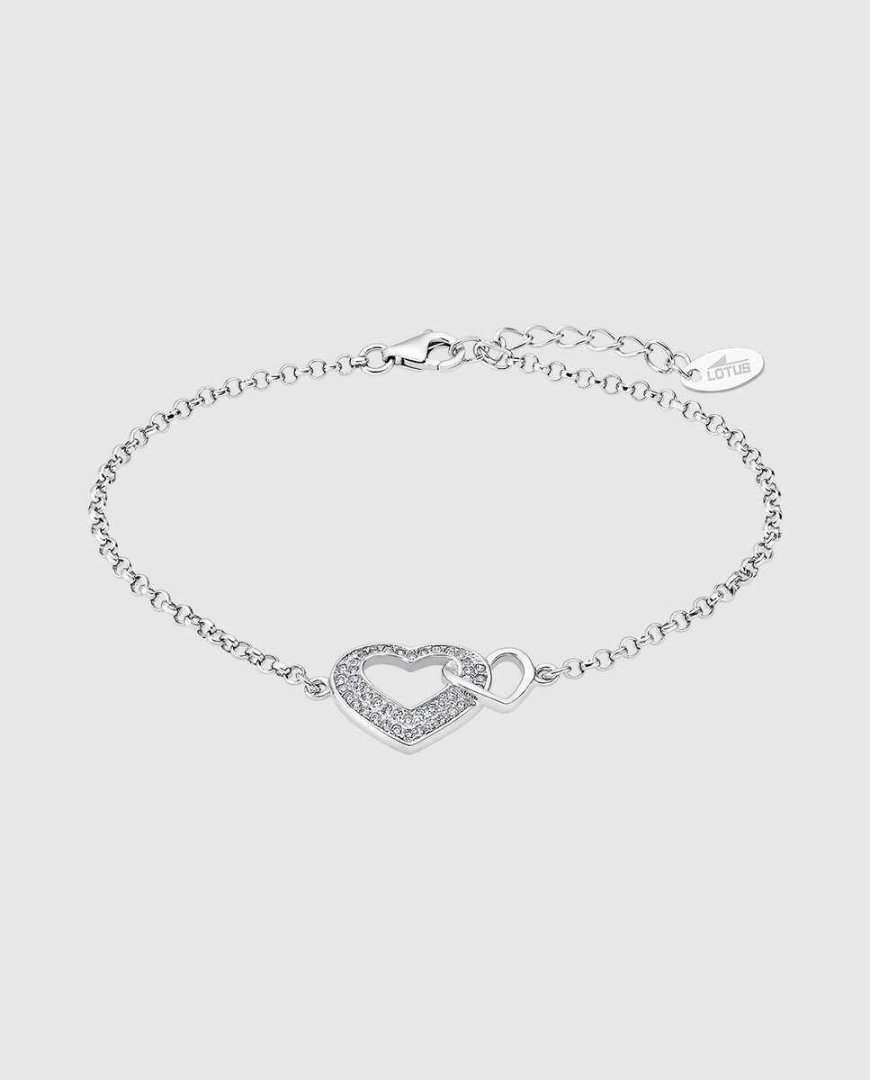 Pulseira de Corrente Lotus Silver Lp1917-2 1 Moments de Prata com Acabamento Brilhante Prateado-1