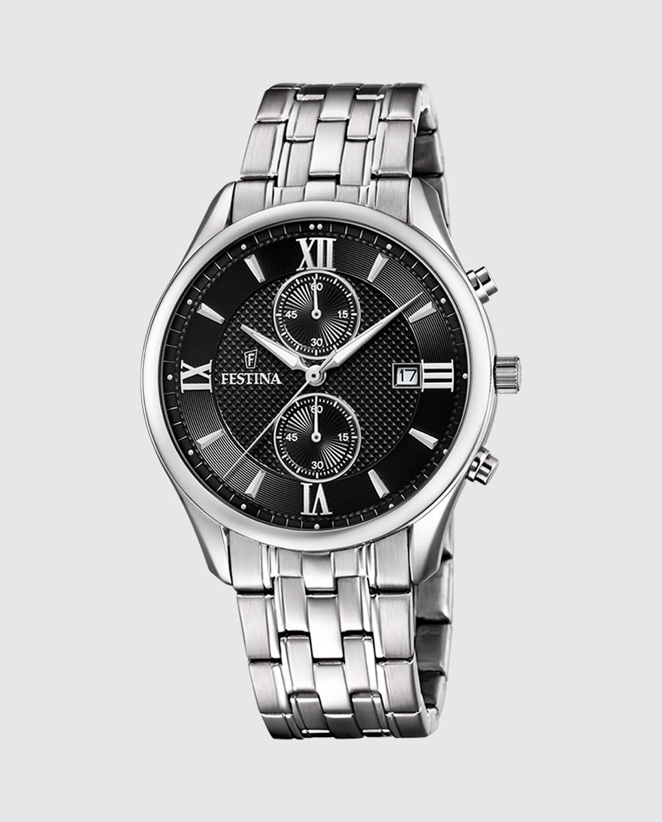 Relógio F6854/8 Timeless Chronograph de Aço Prateado Prata-1