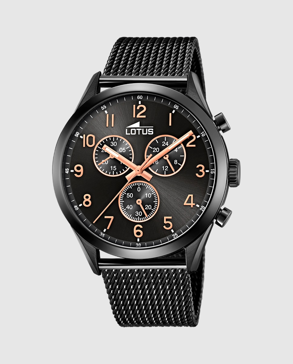 Relógio 18639/1 Minimalist de Aço em Preto Preto-1