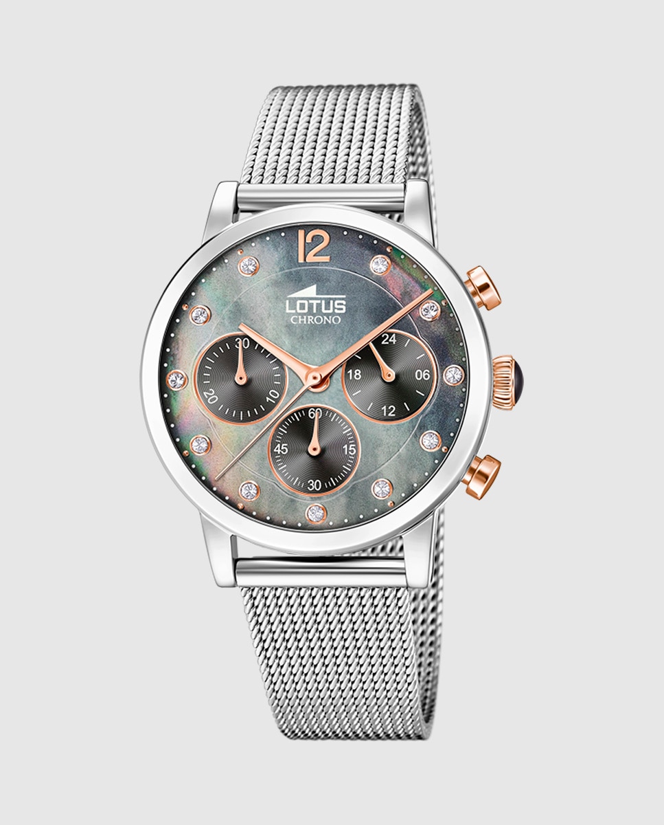 Relógio de Mulher 18676/4 Trendy de Aço Prateado Prata-1