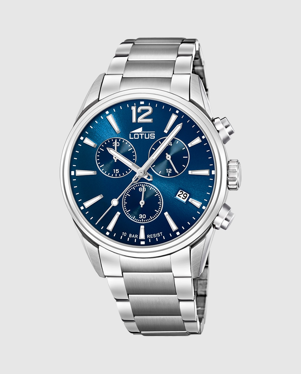 Relógio 18690/1 Chrono de Aço Prateado Prata-1