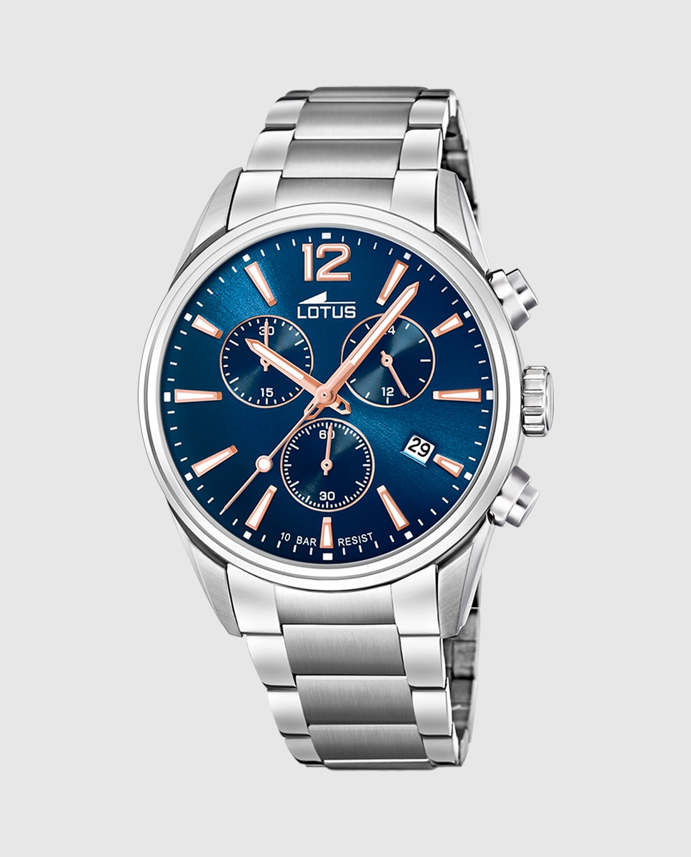 Relógio 18690/2 Chrono de Aço Prateado Prata-1