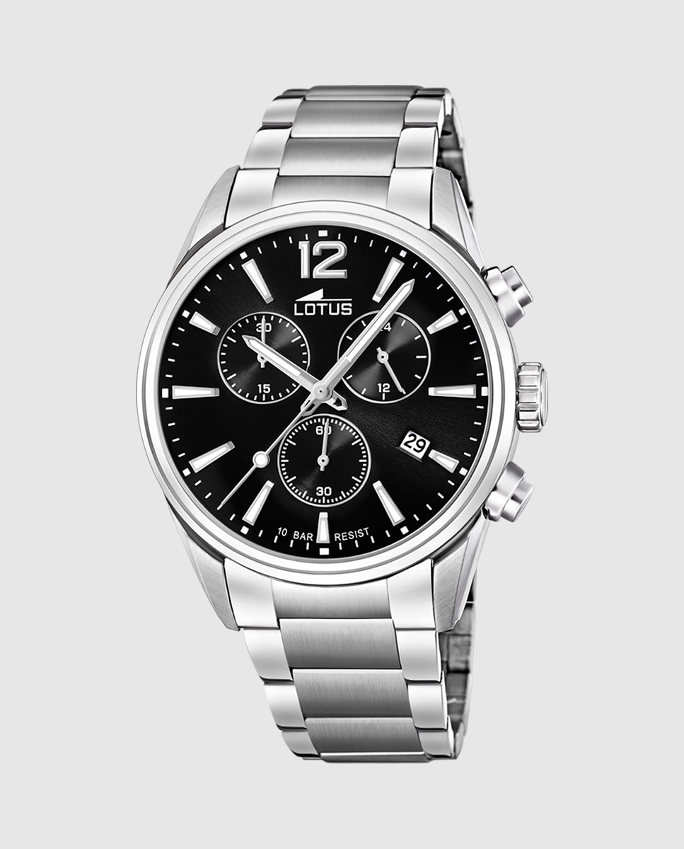 Relógio 18690/3 Chrono de Aço Prateado Prata-1