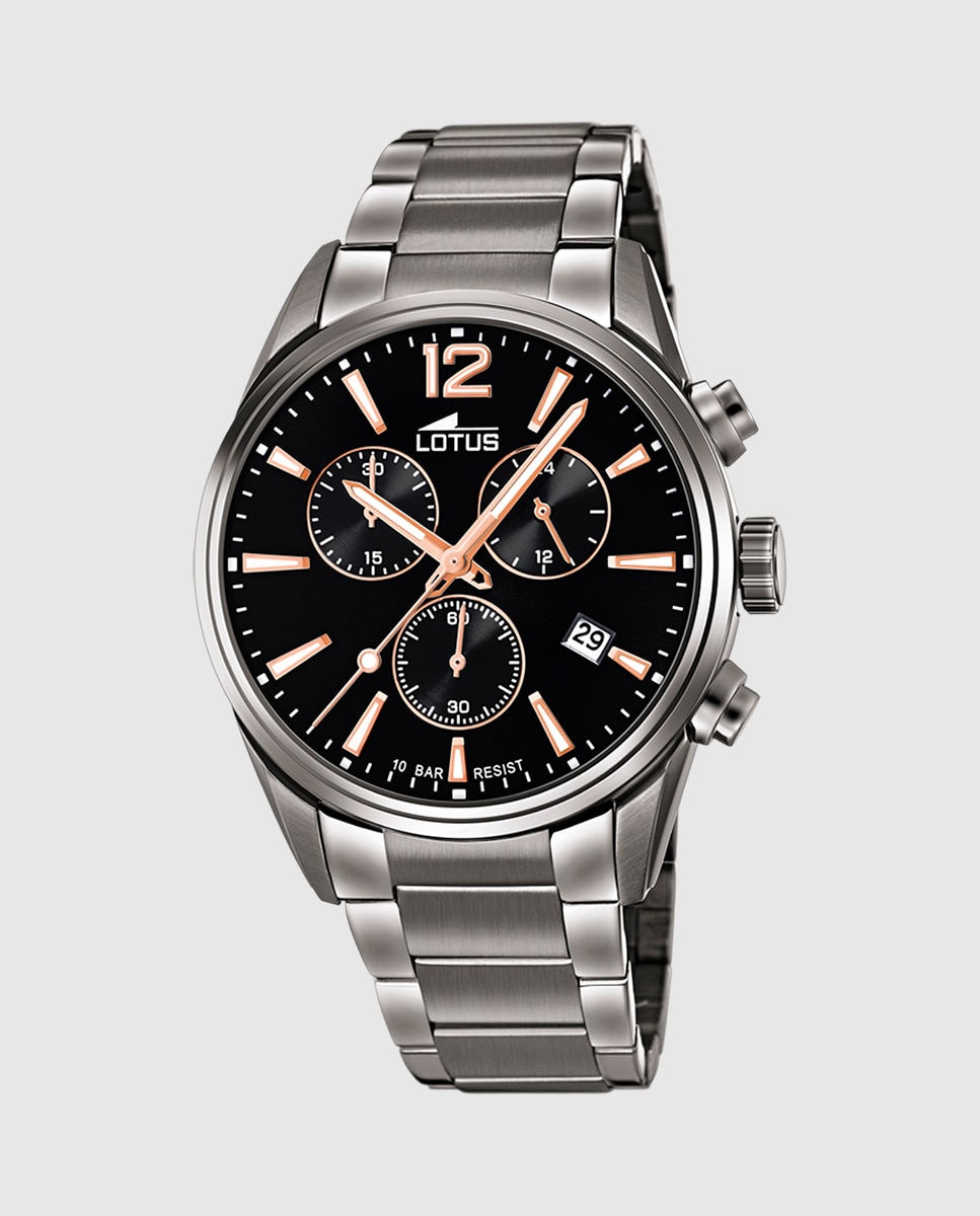 Relógio 18682/2 Chrono de Aço em Cinzento Cinzento-1