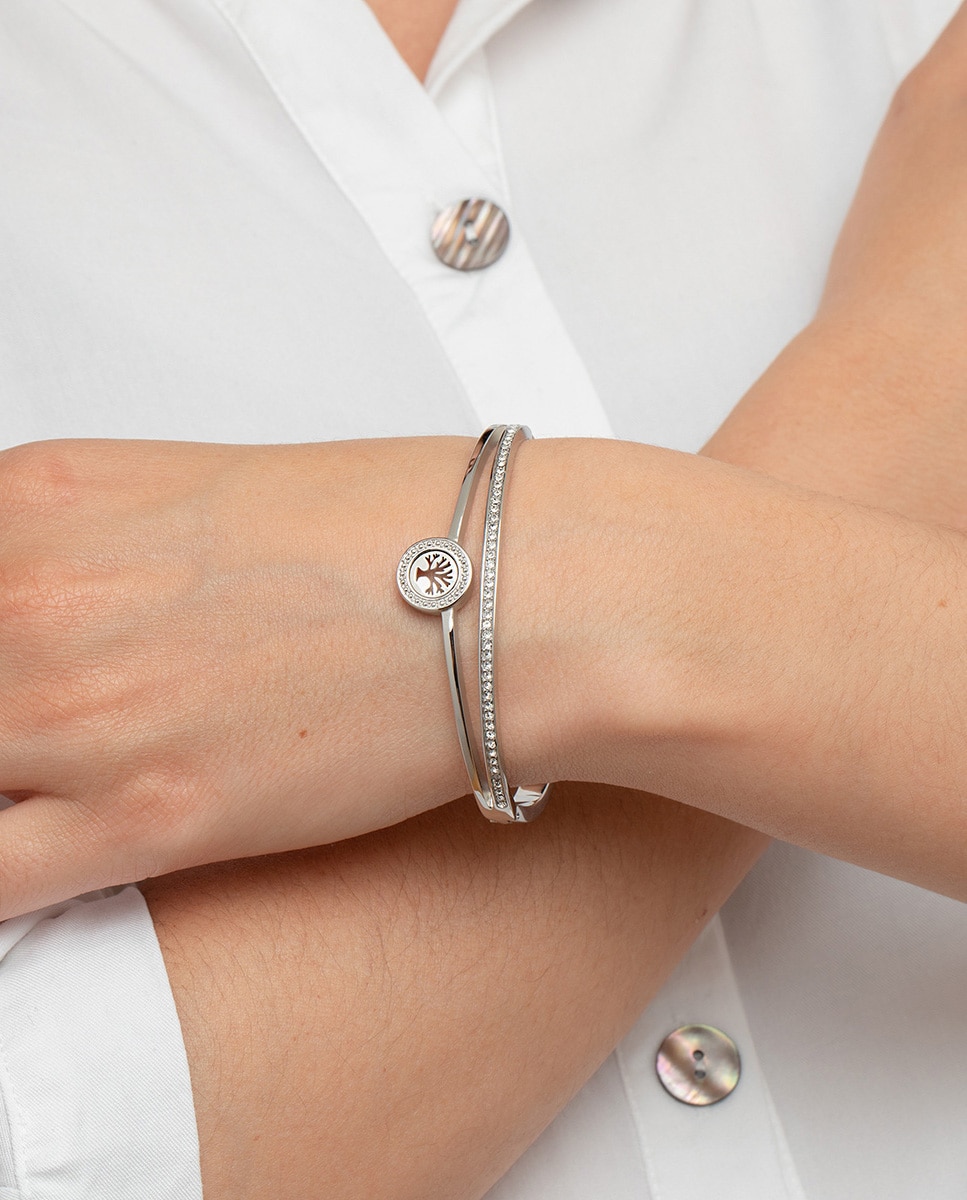 Pulseira Lotus Style Ls2088-2/1 Bliss de Aço Inoxidável com Acabamento Brilhante Prateado-2