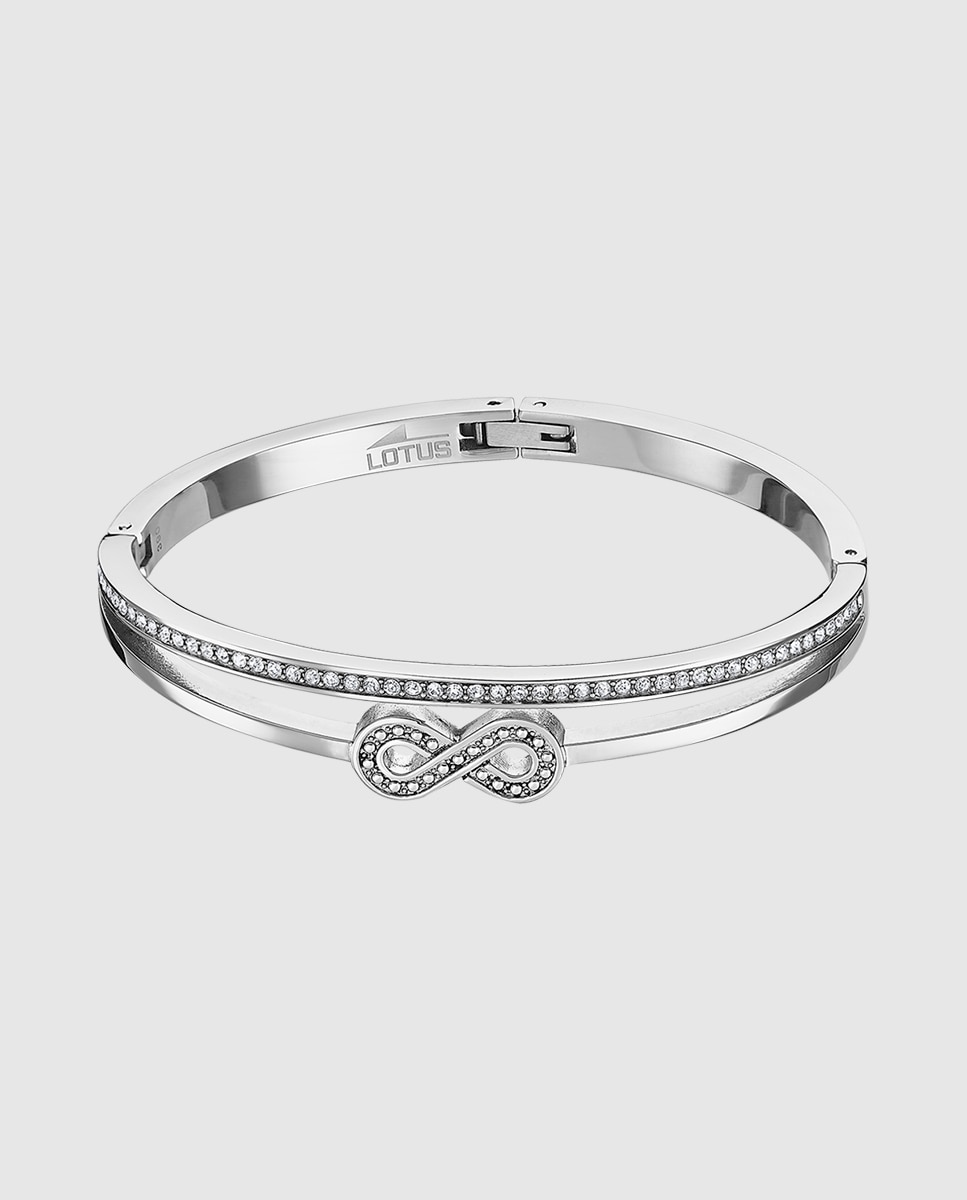 Pulseira Lotus Style Ls2088-2/2 Bliss de Aço Inoxidável com Acabamento Brilhante Prateado-1