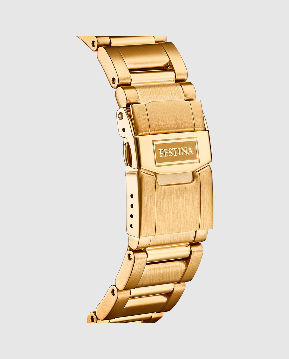 Relógio F20492/1 Prestige de Aço Dourado Ouro-2
