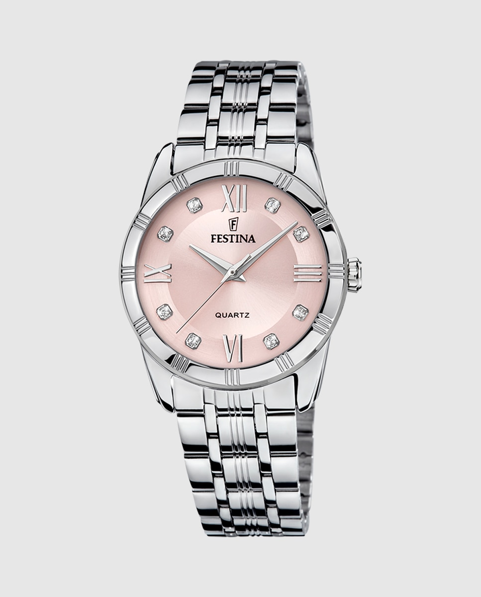 Relógio F16940/c Mademoiselle de Aço Prateado Prata-1