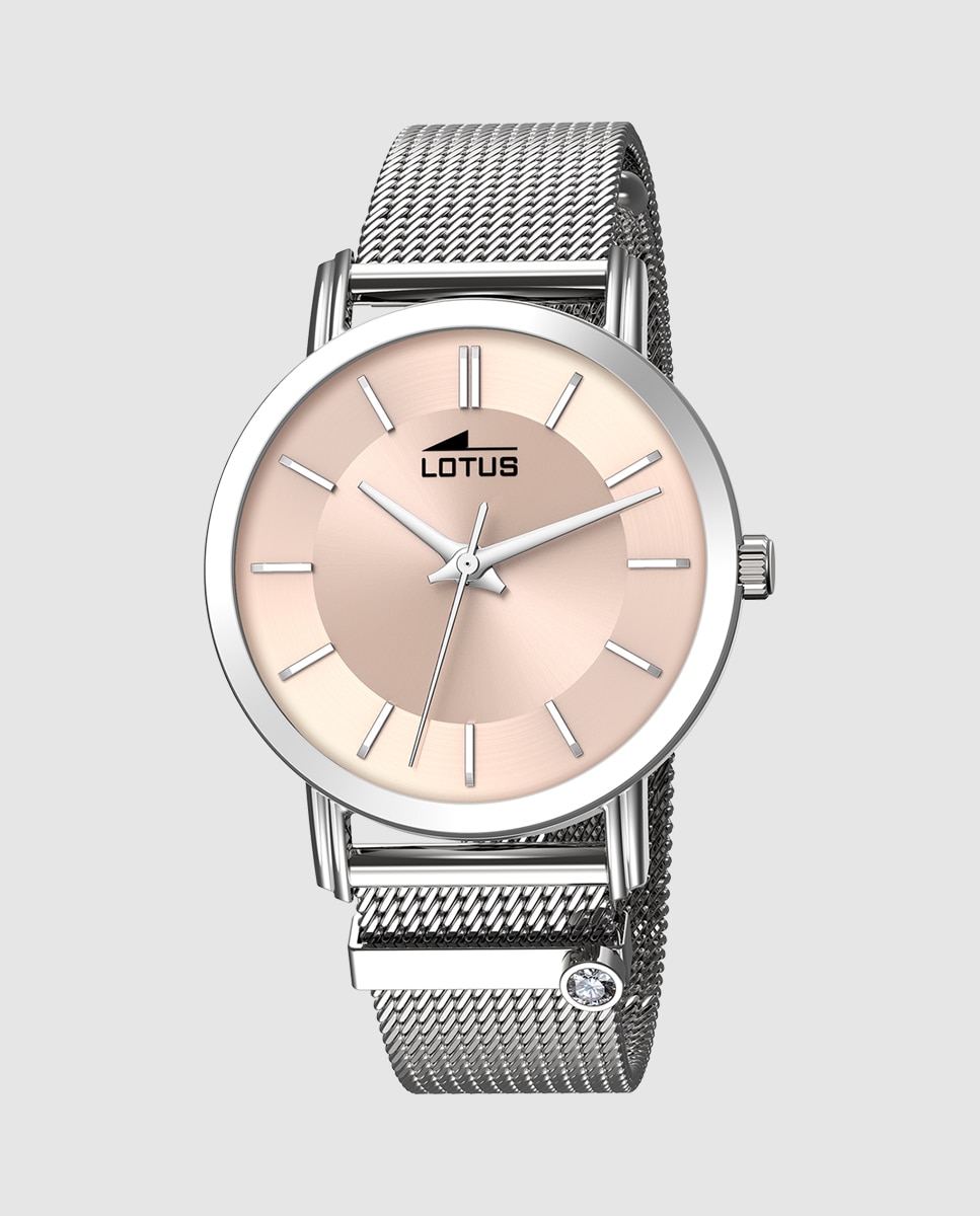 Relógio 18737/2 Trendy de Aço Prateado Prata / Rosa-1