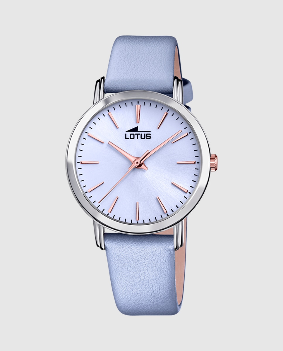 Relógio 18738/3 Trendy de Pele em Azul Azul-claro-1