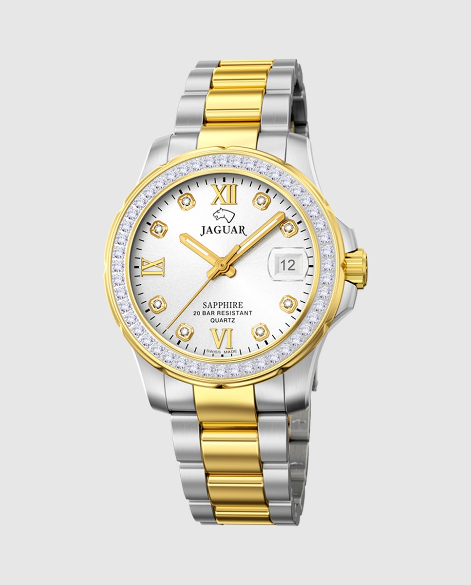 Relógio J893/1 Woman de Aço Multicolor Multicolor-1