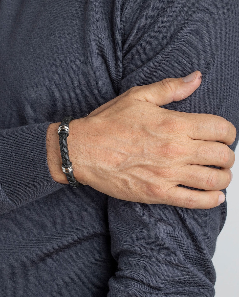 Pulseira Lotus Style Ls2093-2/1 Urban Man de Aço Inoxidável com Acabamento Brilhante Preto-2