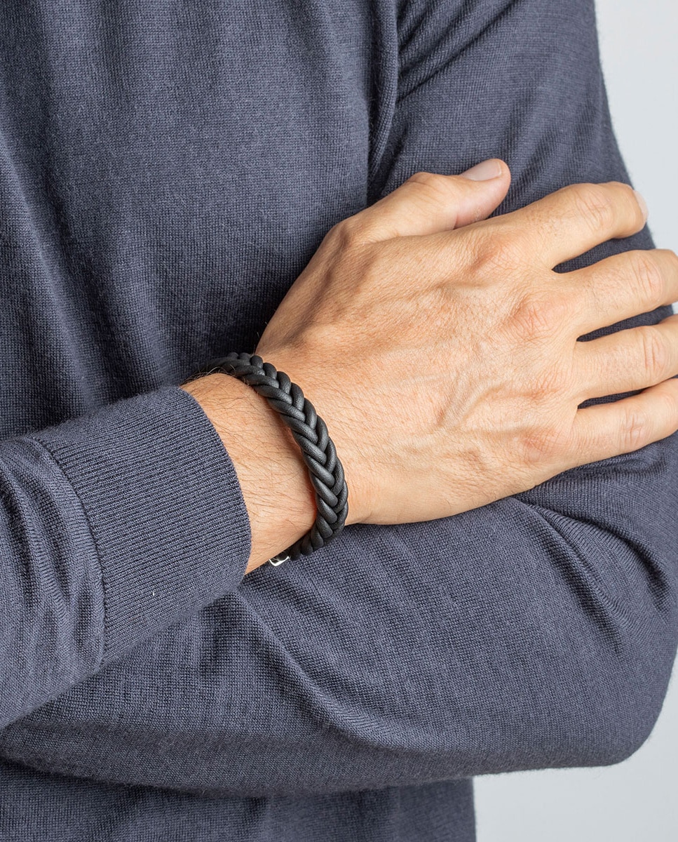 Pulseira Lotus Style Ls2095-2/2 Men Basic de Aço Inoxidável com Acabamento Brilhante Preto-2