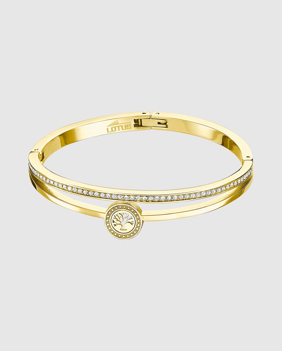 Pulseira Lotus Style Ls2121-2/3 Bliss de Aço Inoxidável com Acabamento Brilhante Dourado-1