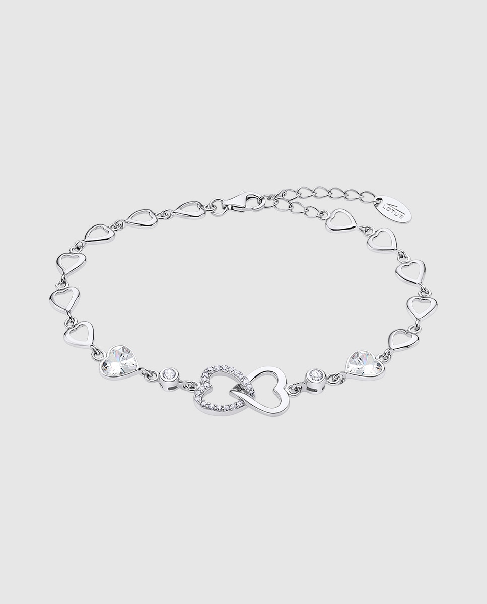 Pulseira Lotus Silver Lp3093-2/1 Trendy de Prata com Acabamento Brilhante e Zirconita Branco-1